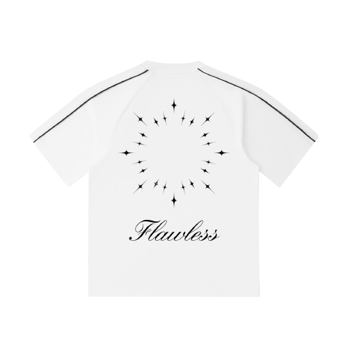 absolute stellar - Raglan White Tee