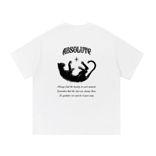absolute stellar - Panther White Tee