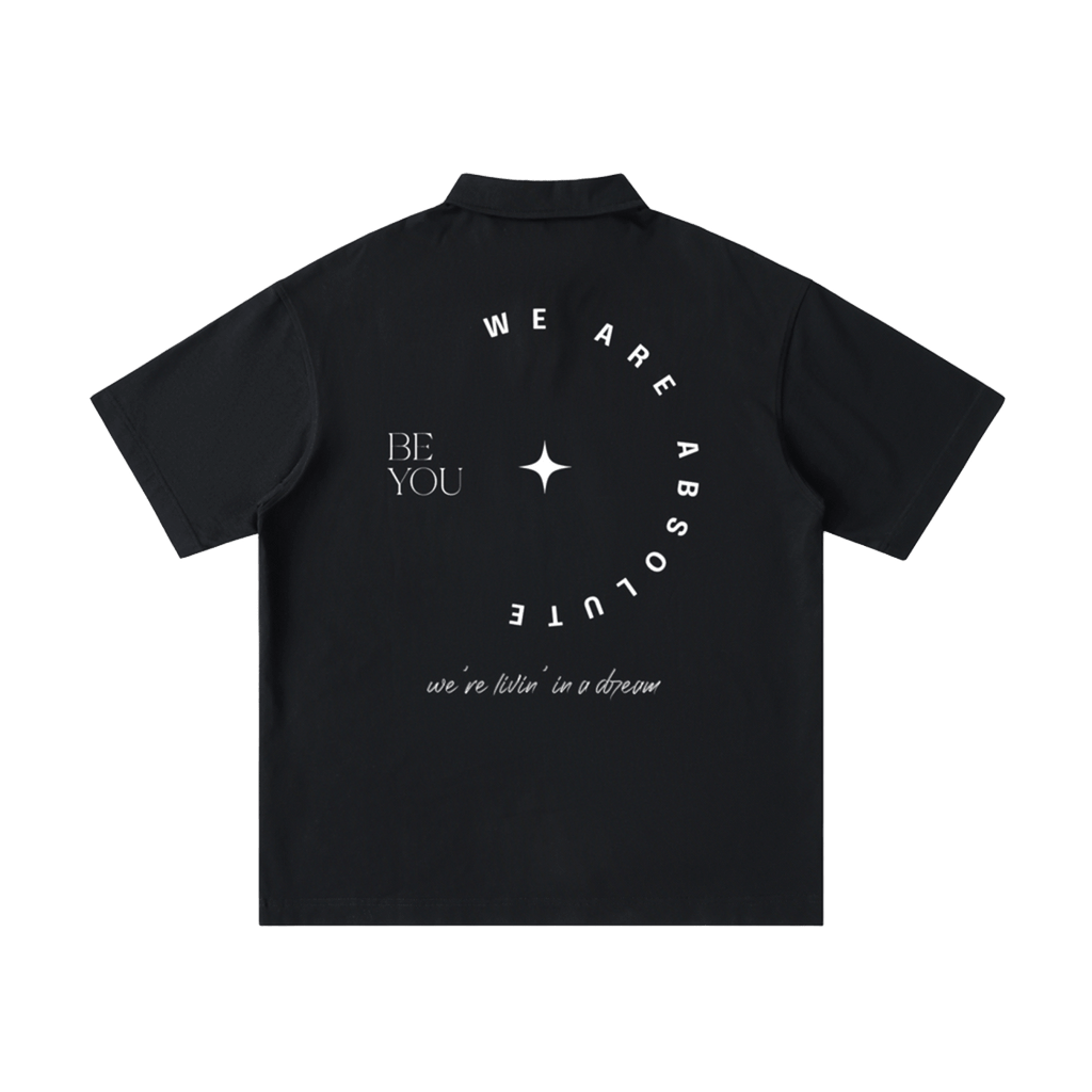 Absolute Essence Basic - Black Polo Shirt