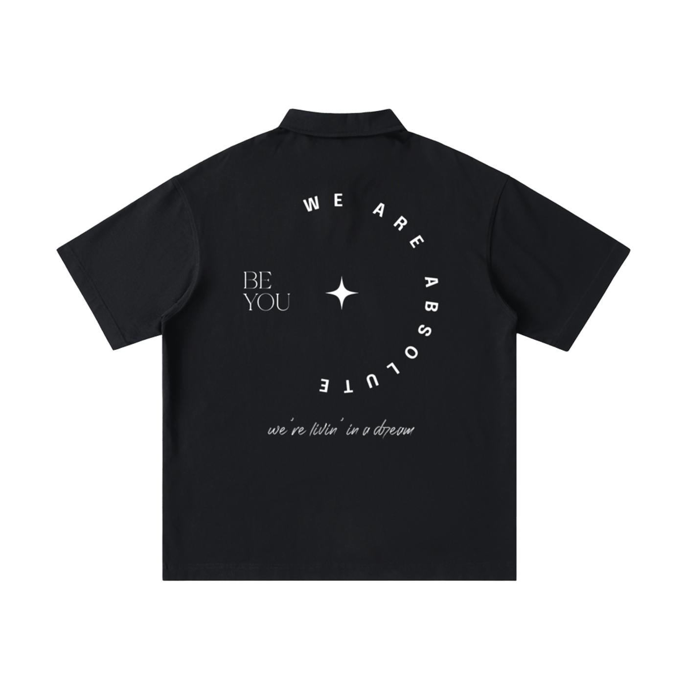 Absolute Essence Basic - Black Polo Shirt