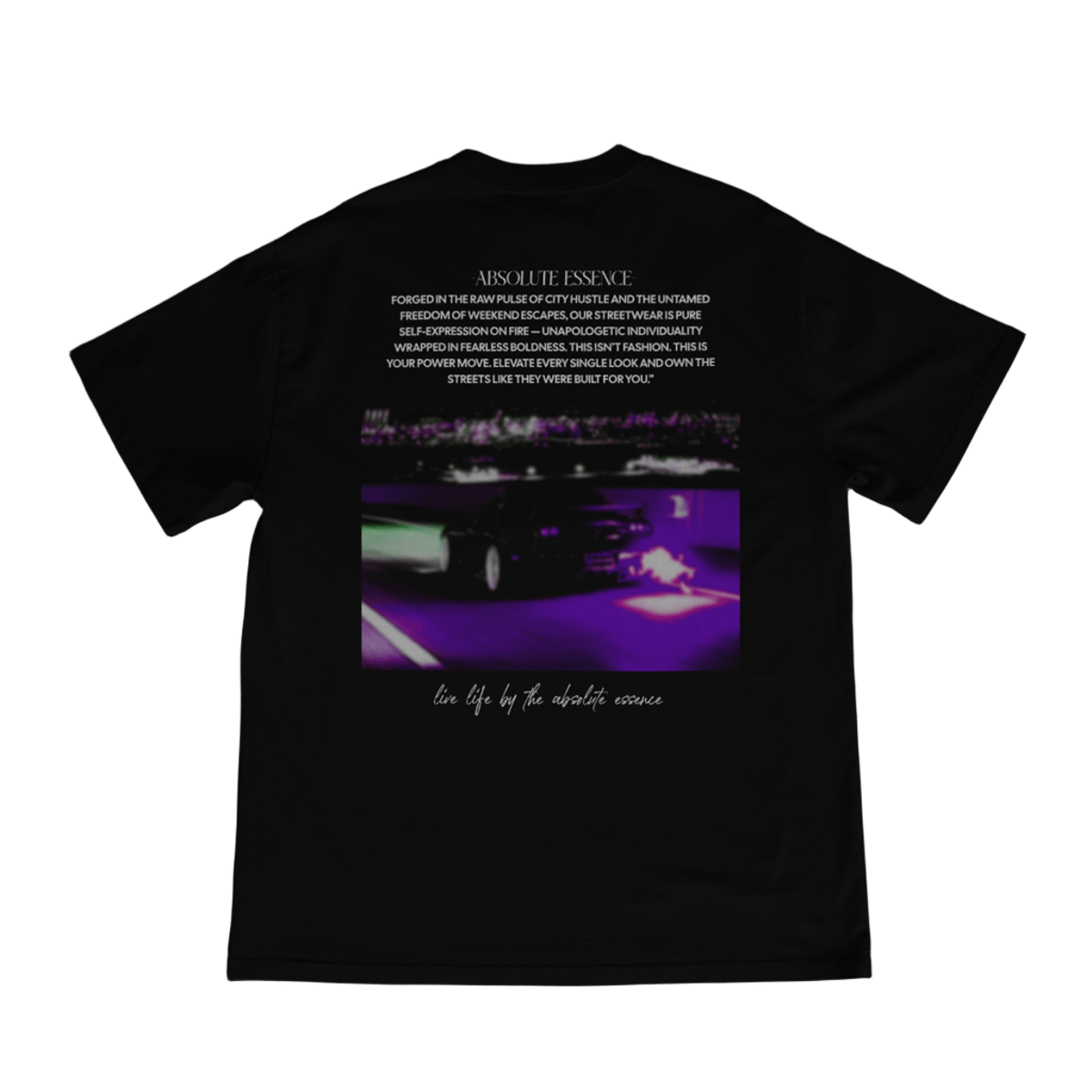 Absolute Essence - Basic Black T-shirt