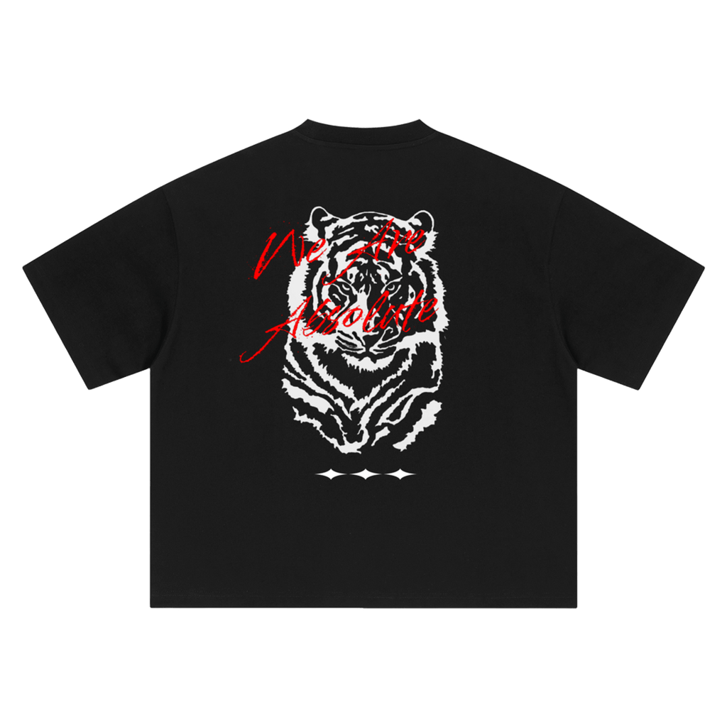 We Are Absolute - Black Tiger Oversize Tee