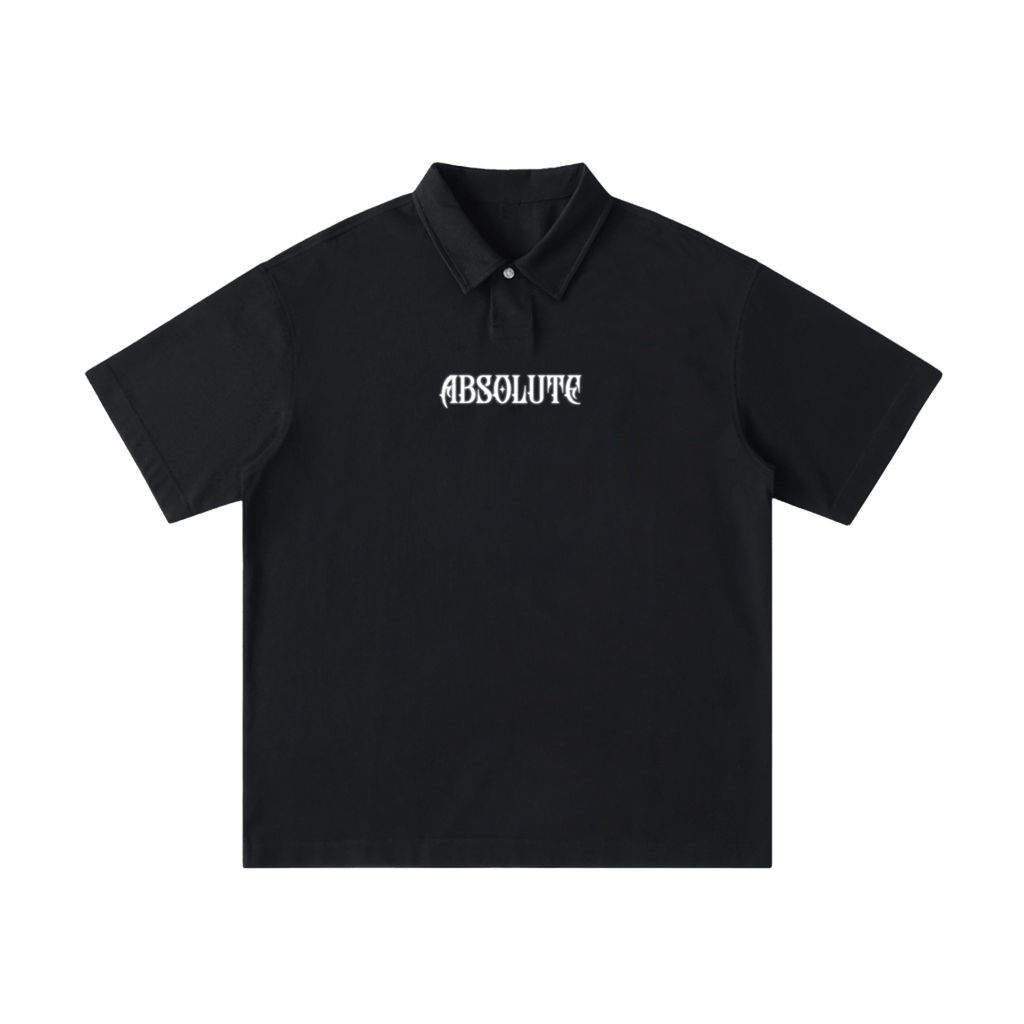 Absolute Essence Basic - Black Polo Shirt
