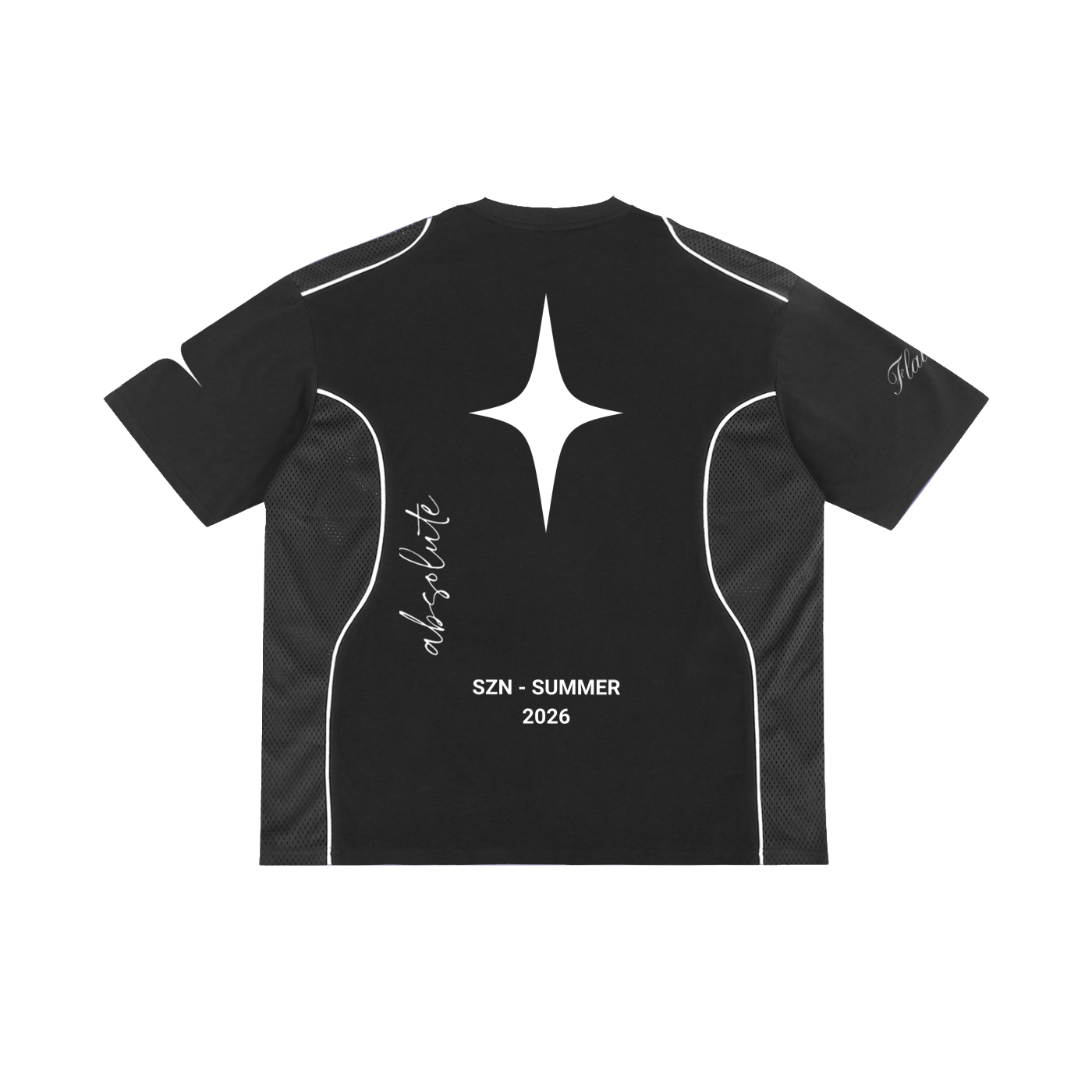 absolute black panel shirt - FLAWLESS (SZN - SUMMER 2026)
