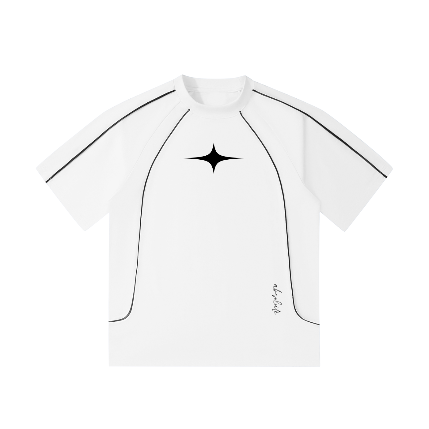 Contrast Stitch Raglan T-Shirt