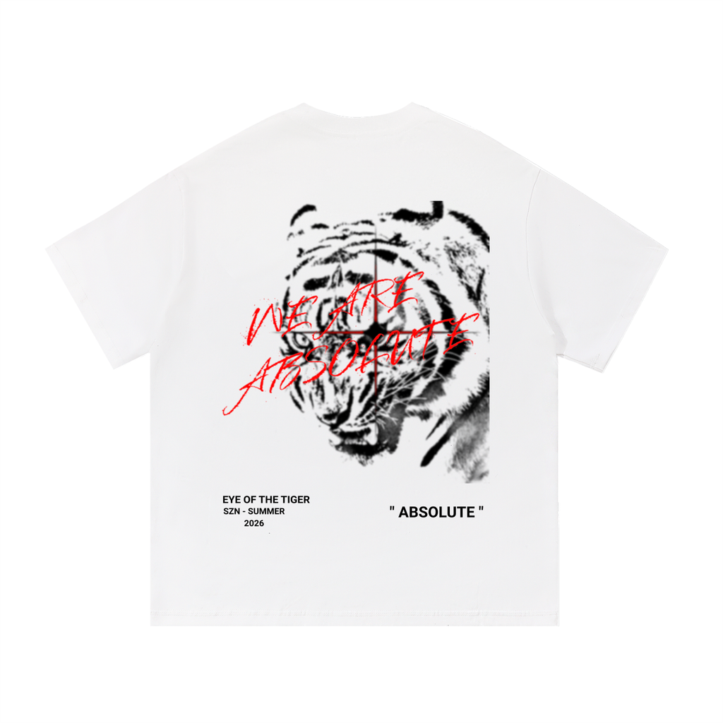 We Are Absolute Tiger White Tee (SZN - SUMMER 2026)