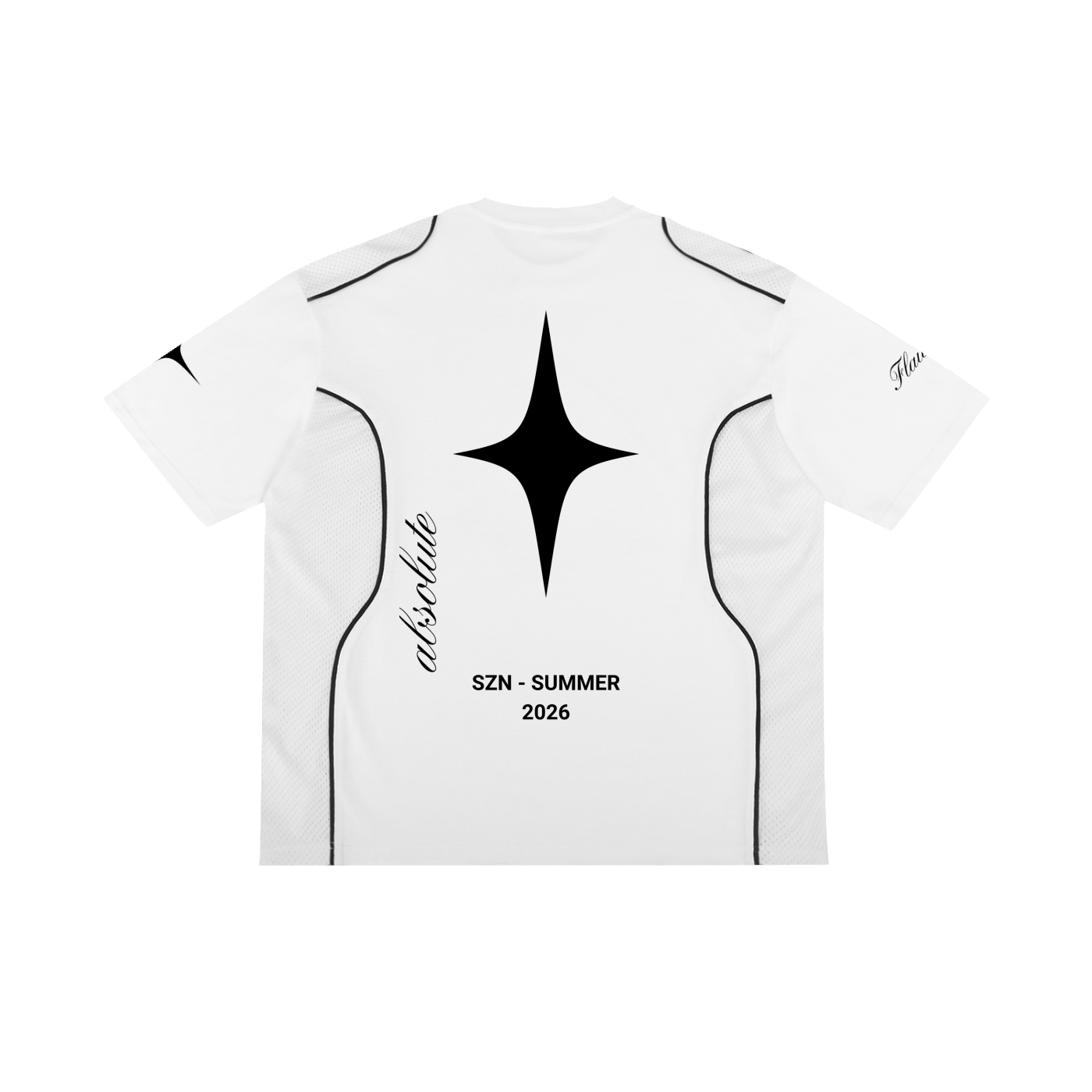 absolute white panel shirt - FLAWLESS (SZN - SUMMER 2026)