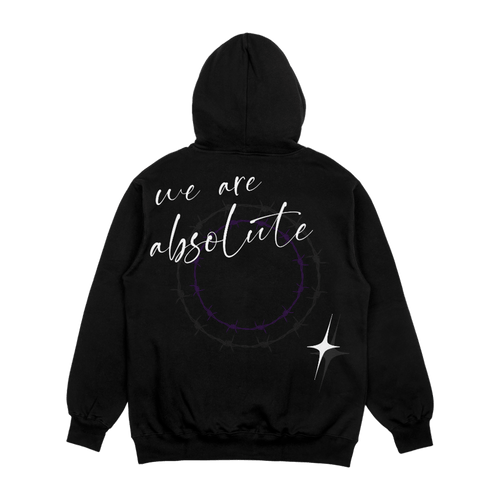 We Are Absolute Purple Dragon - Black Hoodie