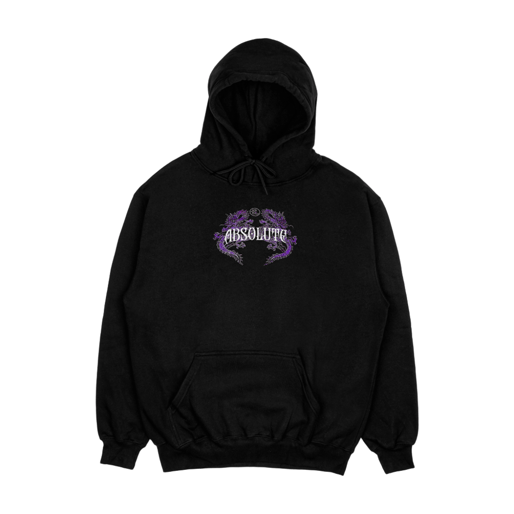 We Are Absolute Purple Dragon - Black Hoodie
